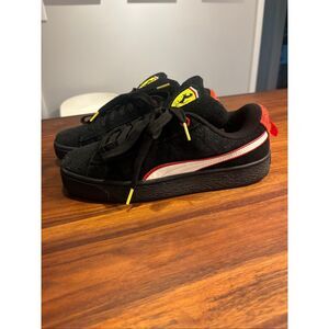 Puma Men's Black With Red Scuderia Ferrari Suede XL Hero Sneakers Size 8.5 NWOT